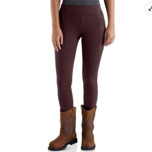Carhartt Women's Force Lightweight Utility Legging in Brown